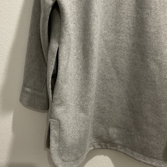 Banana Republic Light Gray Shirt Jacket MEDIUM - Picture 4 of 12